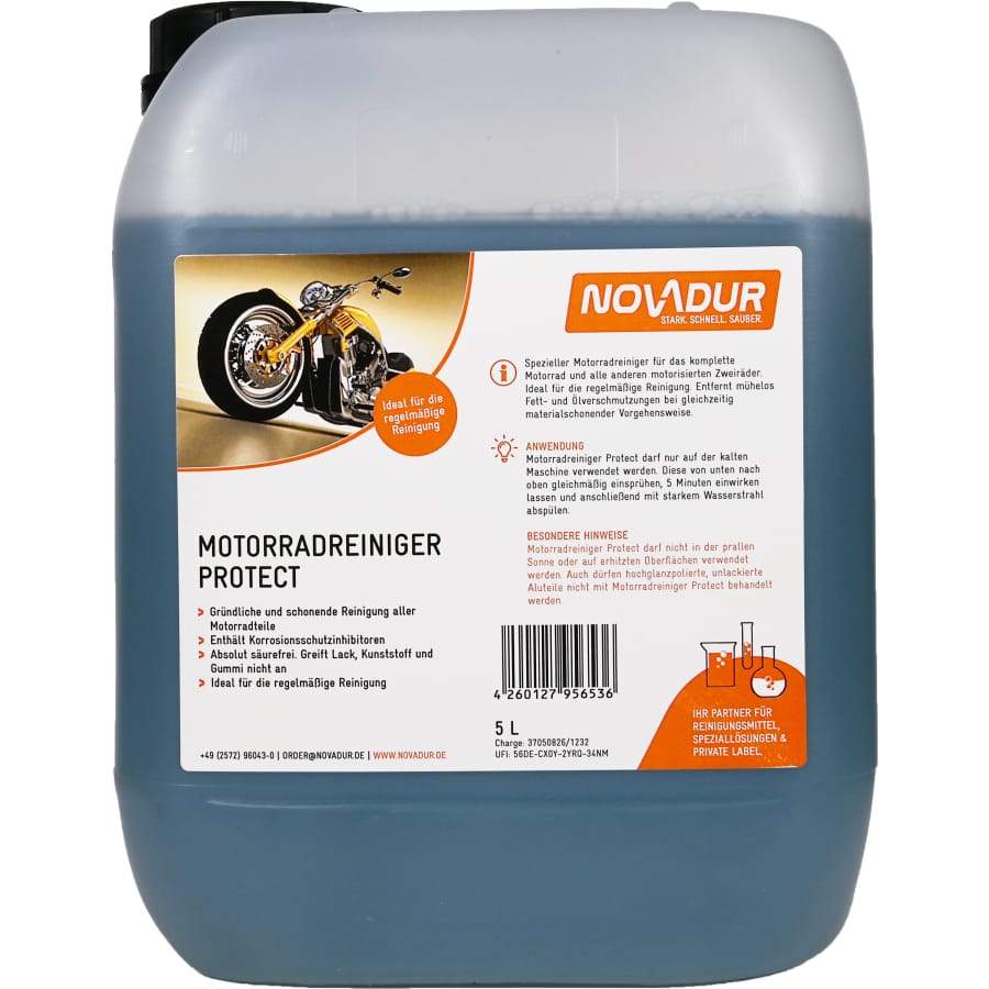 NOVADUR Motorradreiniger Protect 5 Liter - Kanister