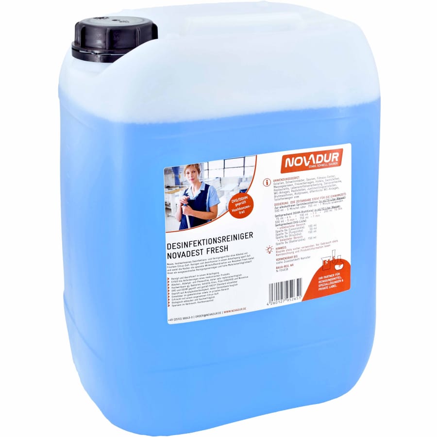 NOVADUR Novadest Fresh Desinfektionsreiniger Konzentrat 10 l - Kanister