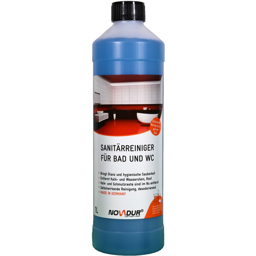 NOVADUR Sanitärreiniger für Bad und WC 1000 ml - Flasche