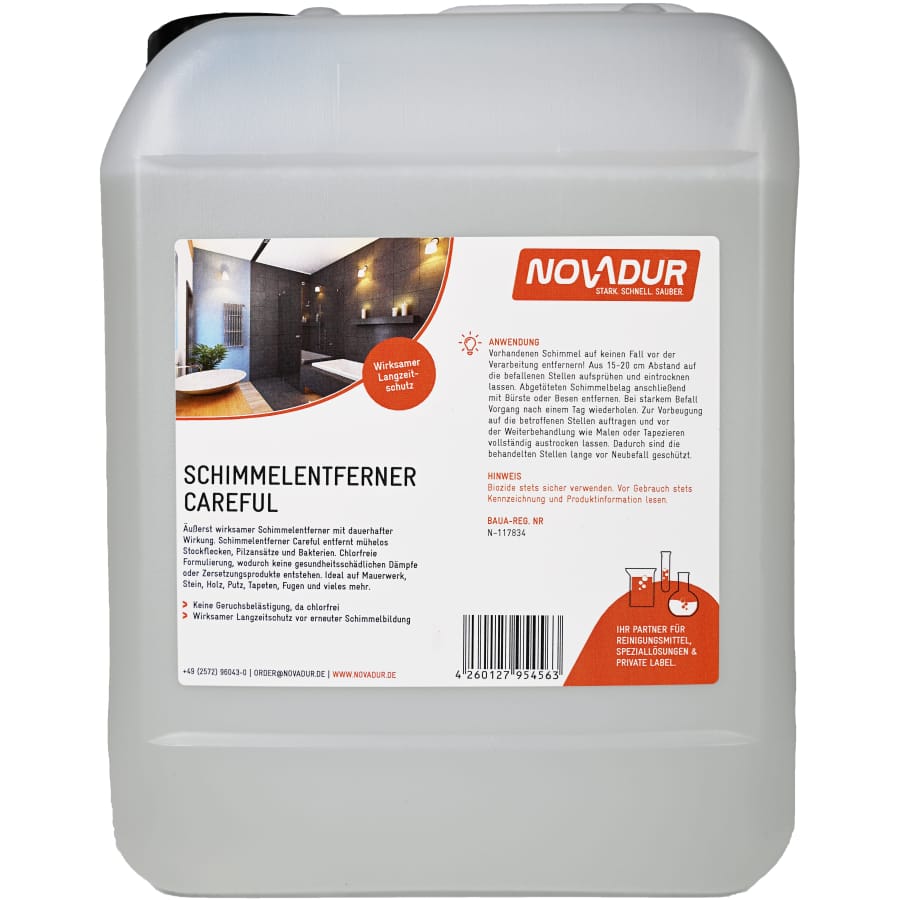NOVADUR Schimmelentferner Careful 5 Liter - Kanister