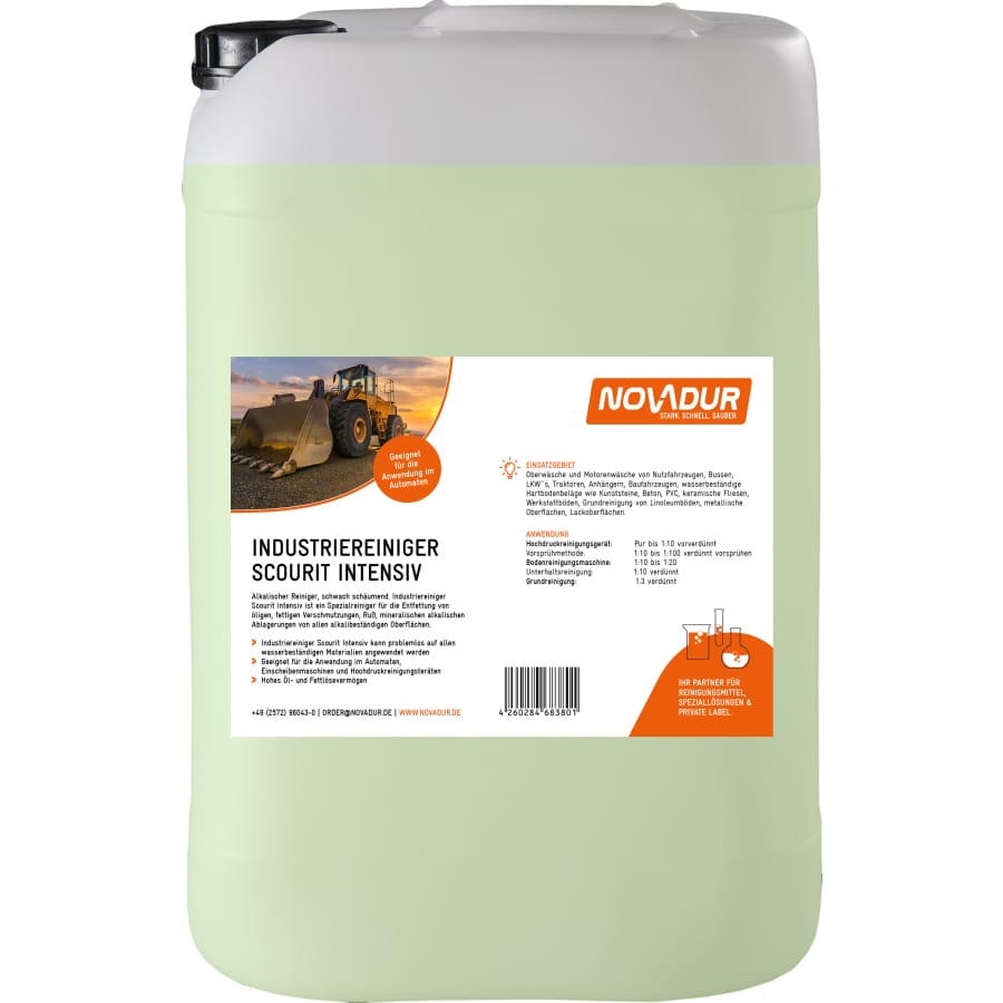 NOVADUR Scourit Intensiv Industriereiniger 20 Liter - Kanister