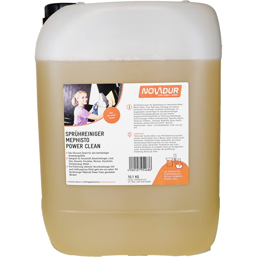NOVADUR Sprühreiniger Mephisto Power-Clean 10 l - Kanister