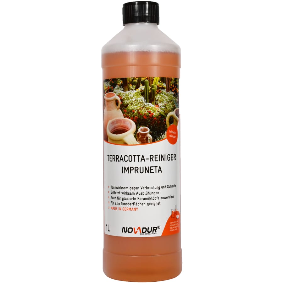 NOVADUR Terracotta-Reiniger Impruneta 1000 ml - Flasche
