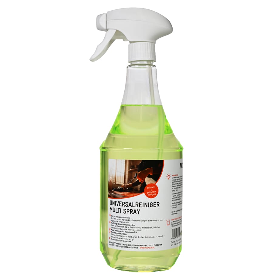 Novadur Universalreiniger Multi-Spray, gebrauchsfertig 1 Liter - Sprühflasche