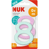 NUK Beißring und Kühlbeißring zum Zahnen 8er-Beißring, 2 Stück