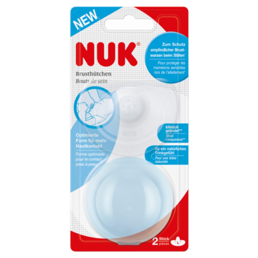 NUK Brusthütchen mit Schutzdose Größe L (24 mm)