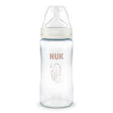 NUK First Choice Babyflasche mit Temperaturkontrolle Glasflasche 240 ml