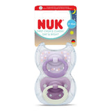 NUK First Choice Classic Day & Night Schnuller mit Soft Zone Größe 1 (0–6 Monate)