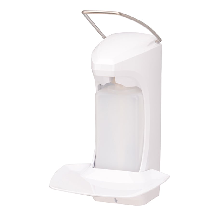 Ophardt Hygiene RX 5 M Seifen-Eurospender, manuell abschließbar, mit Leerflasche