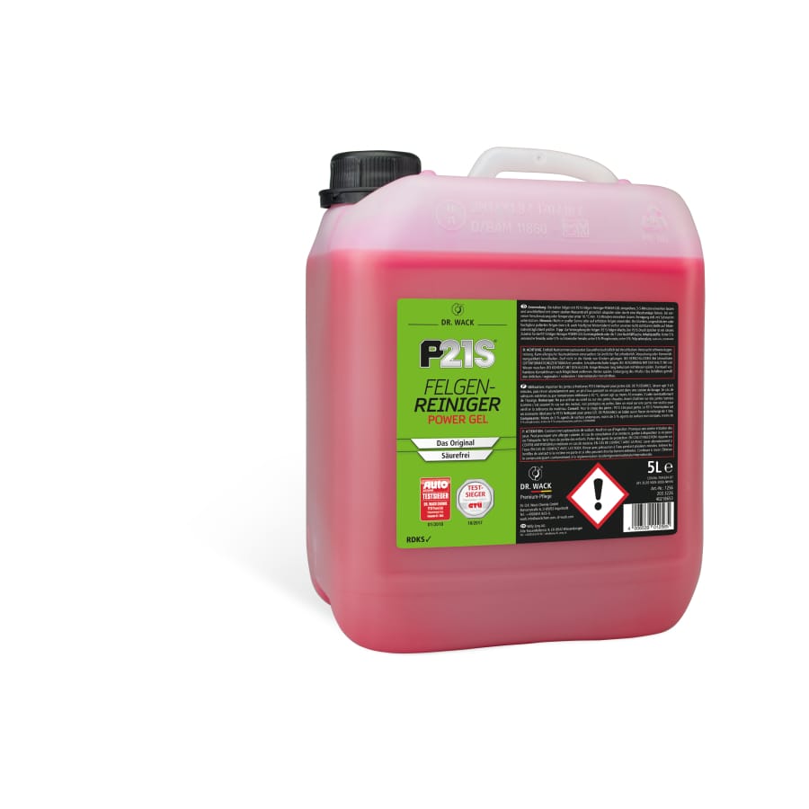 P21S Felgenreiniger POWER GEL, säurefrei 5 Liter Kanister