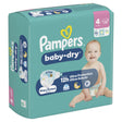 Pampers Baby Dry 4 Maxi Windeln, 9-14 kg 1 Single Packung = 31 Windeln