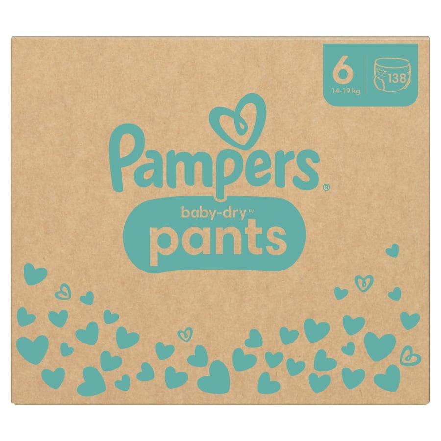 Pampers Baby Dry Pants 6 Extra Large Windeln, 14-19 kg