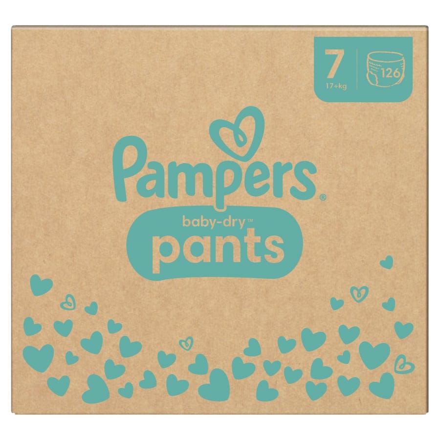 Pampers Baby Dry Pants 7 Extra Large Windeln, 17+ kg