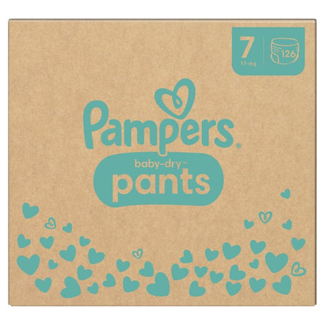 Pampers Baby Dry Pants 7 Extra Large Windeln, 17+ kg