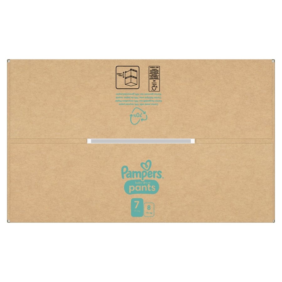 Pampers Baby Dry Pants 7 Extra Large Windeln, 17+ kg