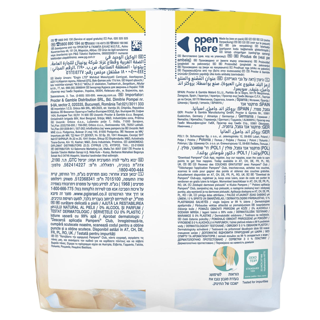 Pampers Feuchttücher 99% Water