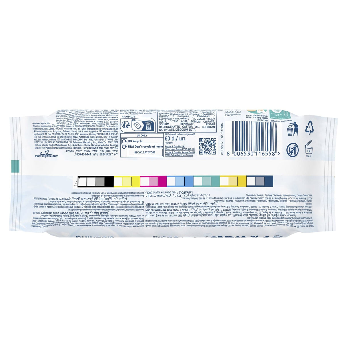 Pampers Feuchttücher 99% Water