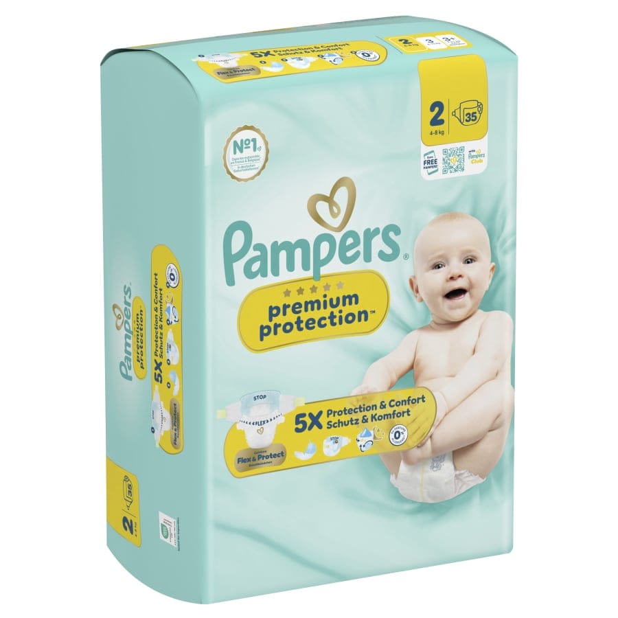 Pampers Premium Protection 2 Mini Windeln, 4-8 kg, Größe 2
