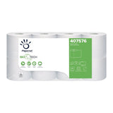 Papernet Bio Tech Toilettenpapier 2-lagig, 250 Blatt 1 Karton = 8 Packungen à 8 Rollen