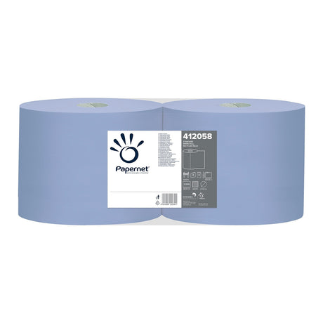 Papernet Putztuchrollen 2 lagig stark saugfähig blau