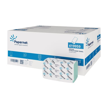 Papernet V-Falz Handtuchpapier 2-lagig grün
