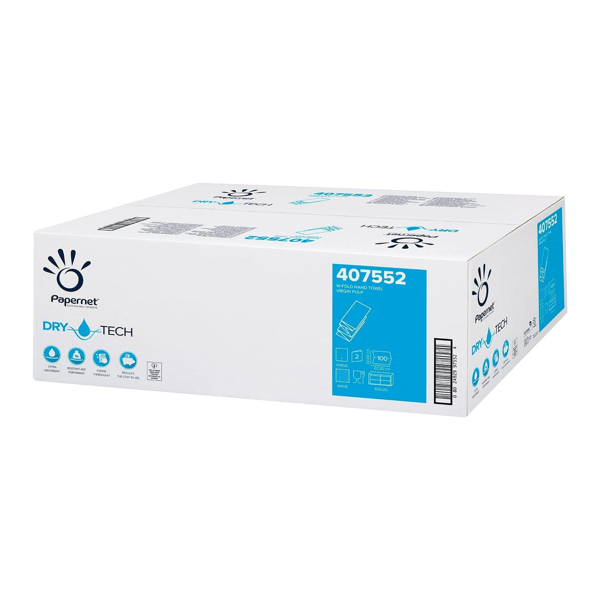 Papernet W-Falz Handtuchpapier 2-lagig extrem saugstark