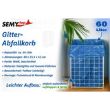 Papierdrahtkorb, 60 Liter