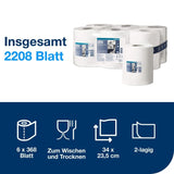 Tork Advanced Wischtuch 420 2-lagig hochweiß Wischarbeiten