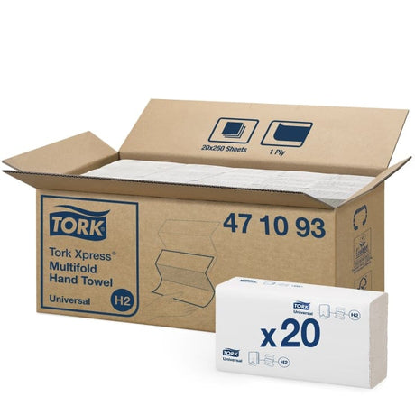 Tork Xpress Papierhandtücher H2 Universal 1-lagig Handtrocknung