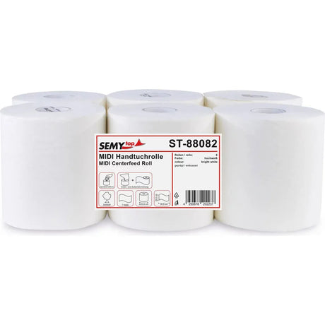 Papierhandtuchrolle, Ø 19 cm, 1-lagig, hochweiß