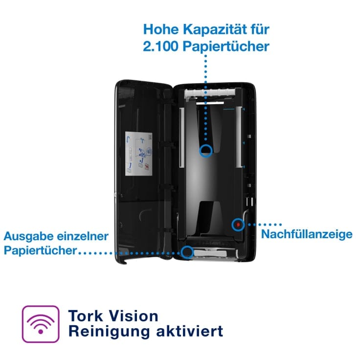 Tork PeakServe Papierhandtuchspender H5 Endlos Handtücher