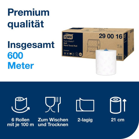 Tork Handtuchrollen Matic Papierrolle QuickDry H1-kompatibel