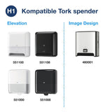 Tork Handtuchrollen Matic Papierrolle QuickDry H1-kompatibel