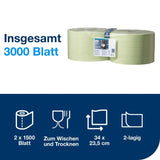 Tork Industrie Papierwischtücher 2-lagig grün