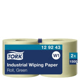 Tork Industrie Papierwischtücher 2-lagig grün