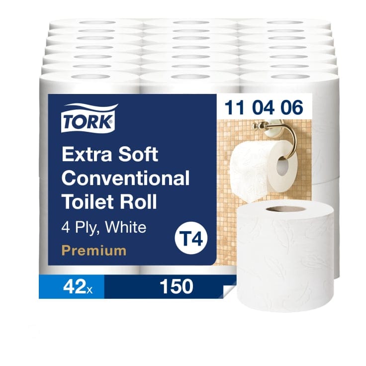 Tork Kleinrollen Toilettenpapier extra soft 4-lagig Premium
