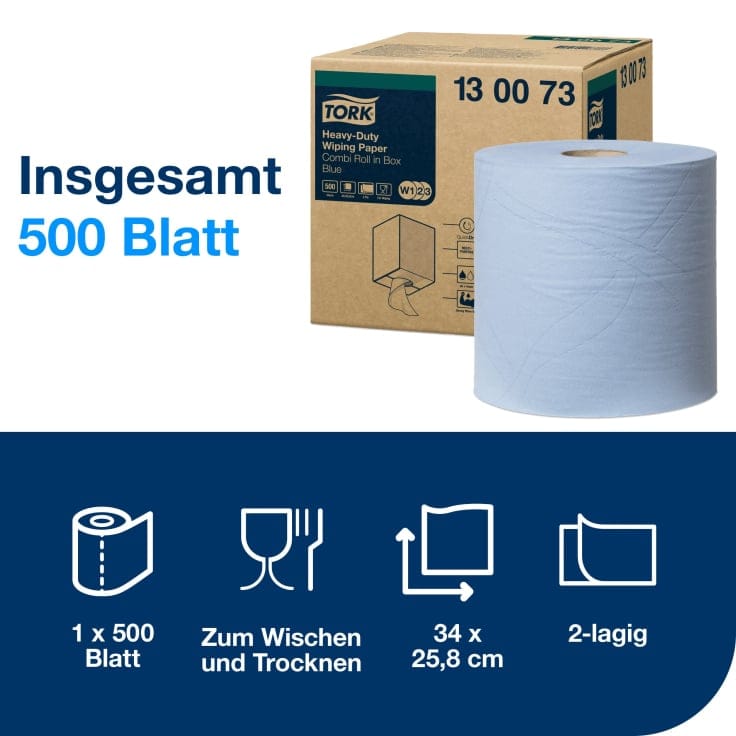 Tork Advanced Wischtuch 430 blau