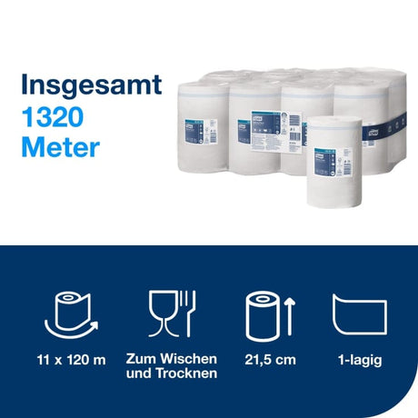 Tork Advanced Wischtuch 415 1-lagig weiß Reinigungstuch