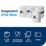 Tork Advanced Wischtuch 420 2-lagig hochweiß universal