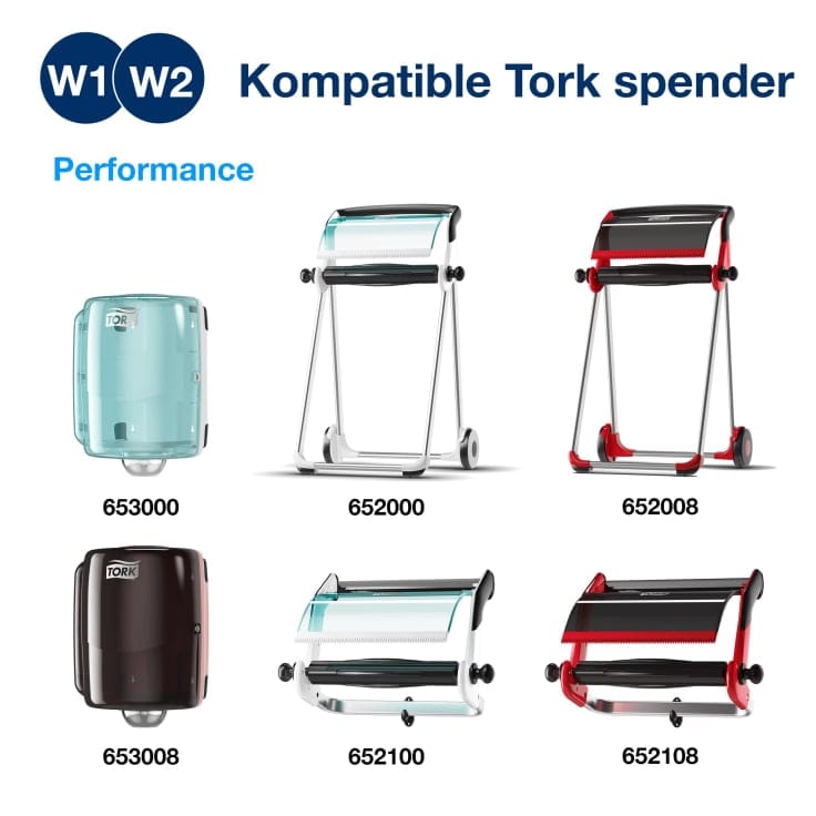 Tork Advanced Wischtuch 420 Performance Rolle blau