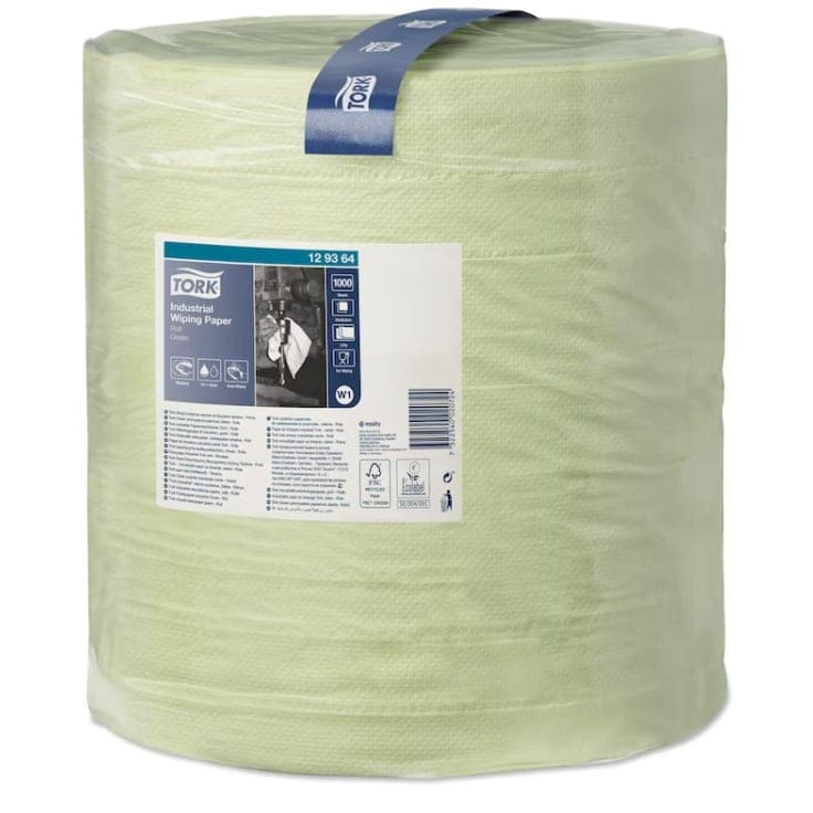 Tork Industrie Papierwischtücher 3-lagig grün Industrieanwendungen