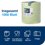 Tork Industrie Papierwischtücher 3-lagig grün Industrieanwendungen