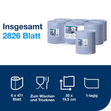 Tork Premium Papierwischtücher M2 einlagig blau Reinigung
