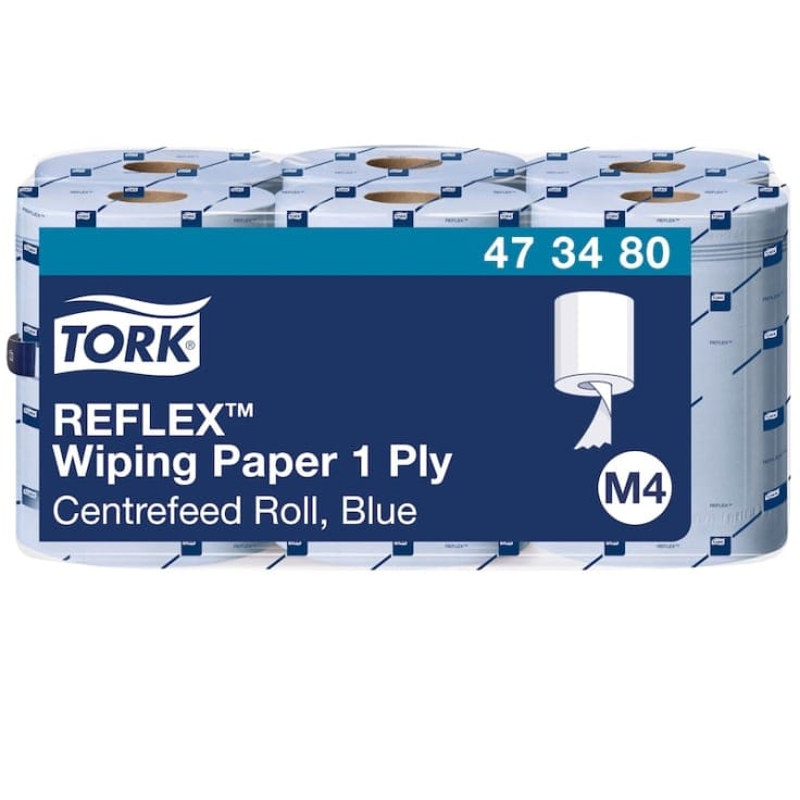 Tork Reflex Papierwischtücher 1-lagig blau Reinigungsaufgaben