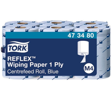 Tork Reflex Papierwischtücher 1-lagig blau Reinigungsaufgaben