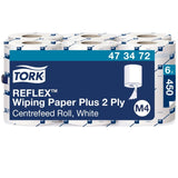 Tork Reflex Papierwischtücher 2-lagig M4 kompatibel Reinigung 67 m Weiß Masse B X T 19 4 X