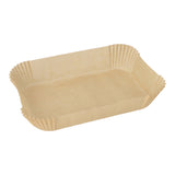 Papstar Backpapiere, eckig, hitzebeständig bis 220°C 1 Packung (100 Stück), ø 14 cm