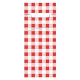 Papstar Bestecktasche, Karo-Muster, 20 x 8,5 cm, 2-lagig