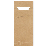 Papstar Bestecktaschen, 20 x 8,5 cm, 2-lagig 1 Packung (520 Stück), Natur