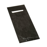 Papstar Bestecktaschen, 20 x 8,5 cm, 2-lagig 1 Packung (520 Stück), Schwarz